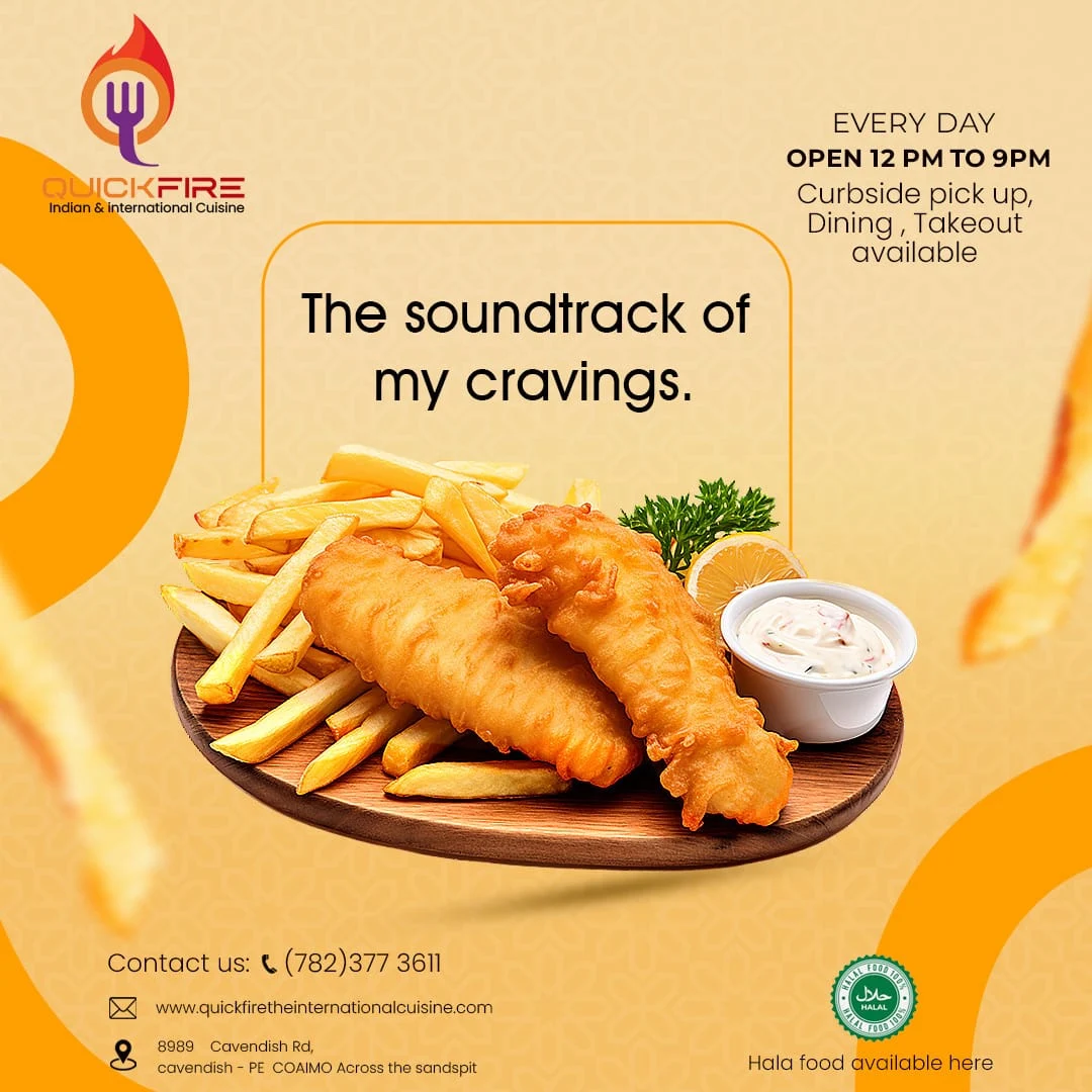 Menu, Quick Fire indian and International Cuisine