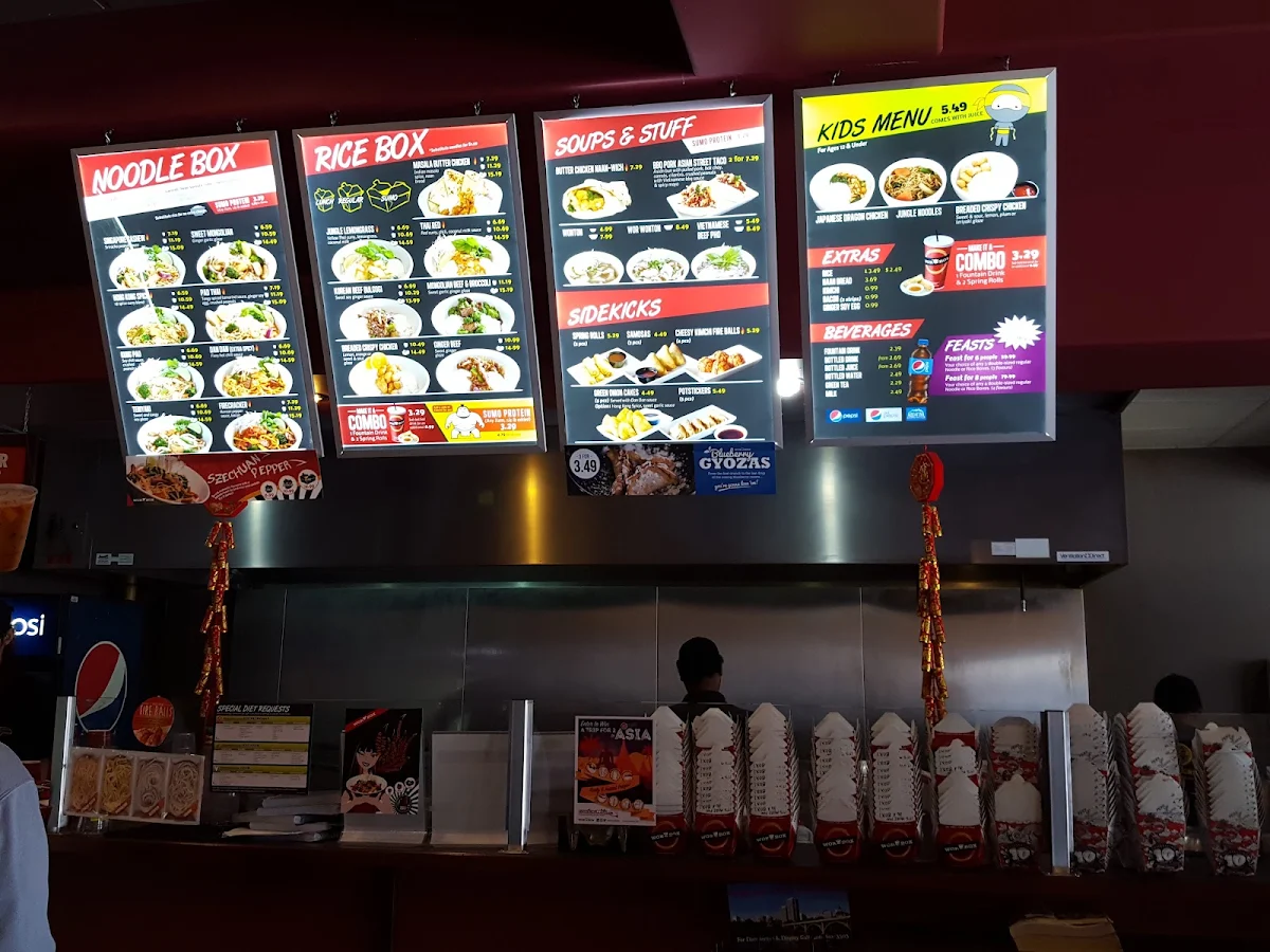 Menu, Wok Box - Stone Bridge