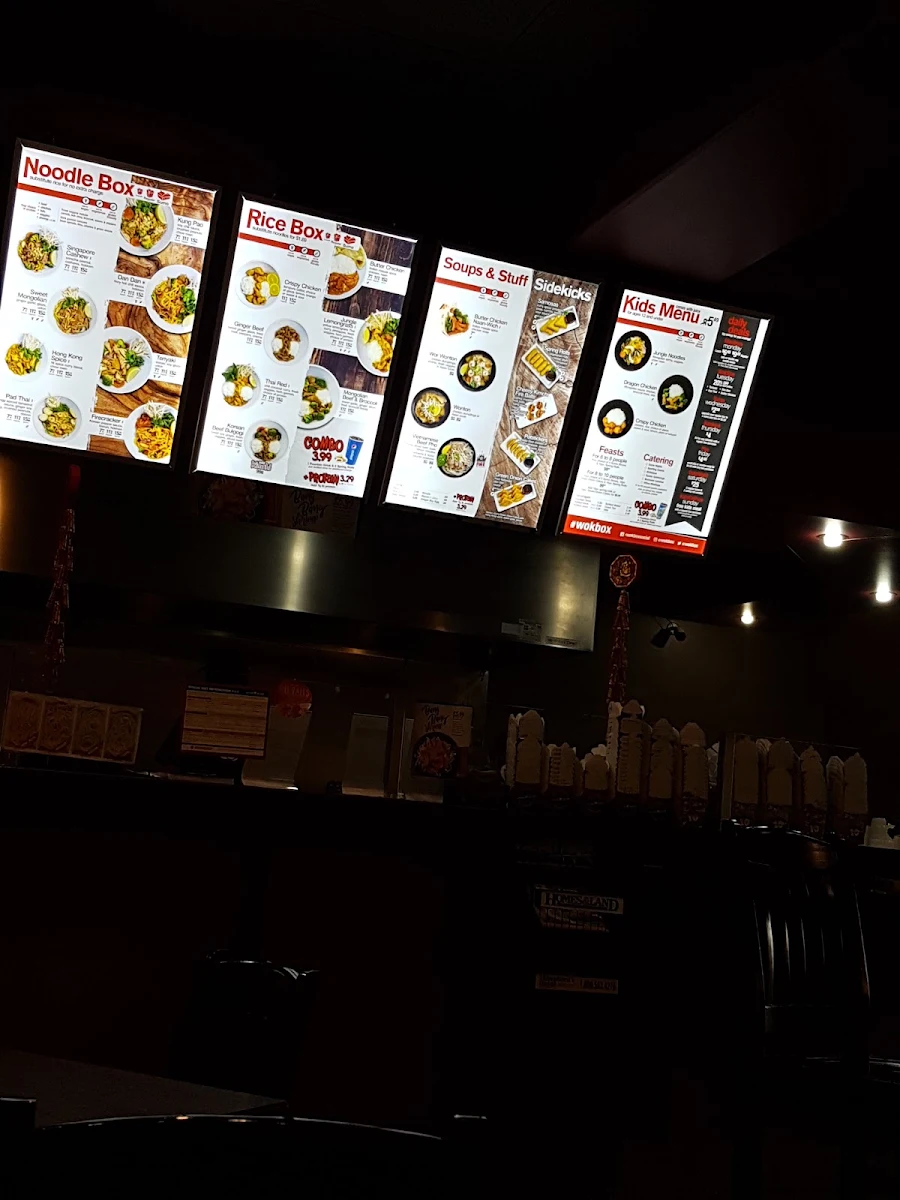 Menu, Wok Box - Stone Bridge