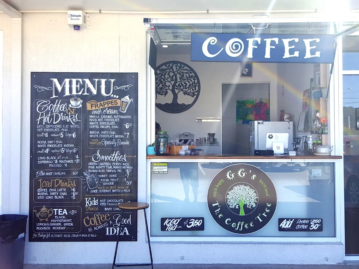Menu, GGs The Coffee Tree