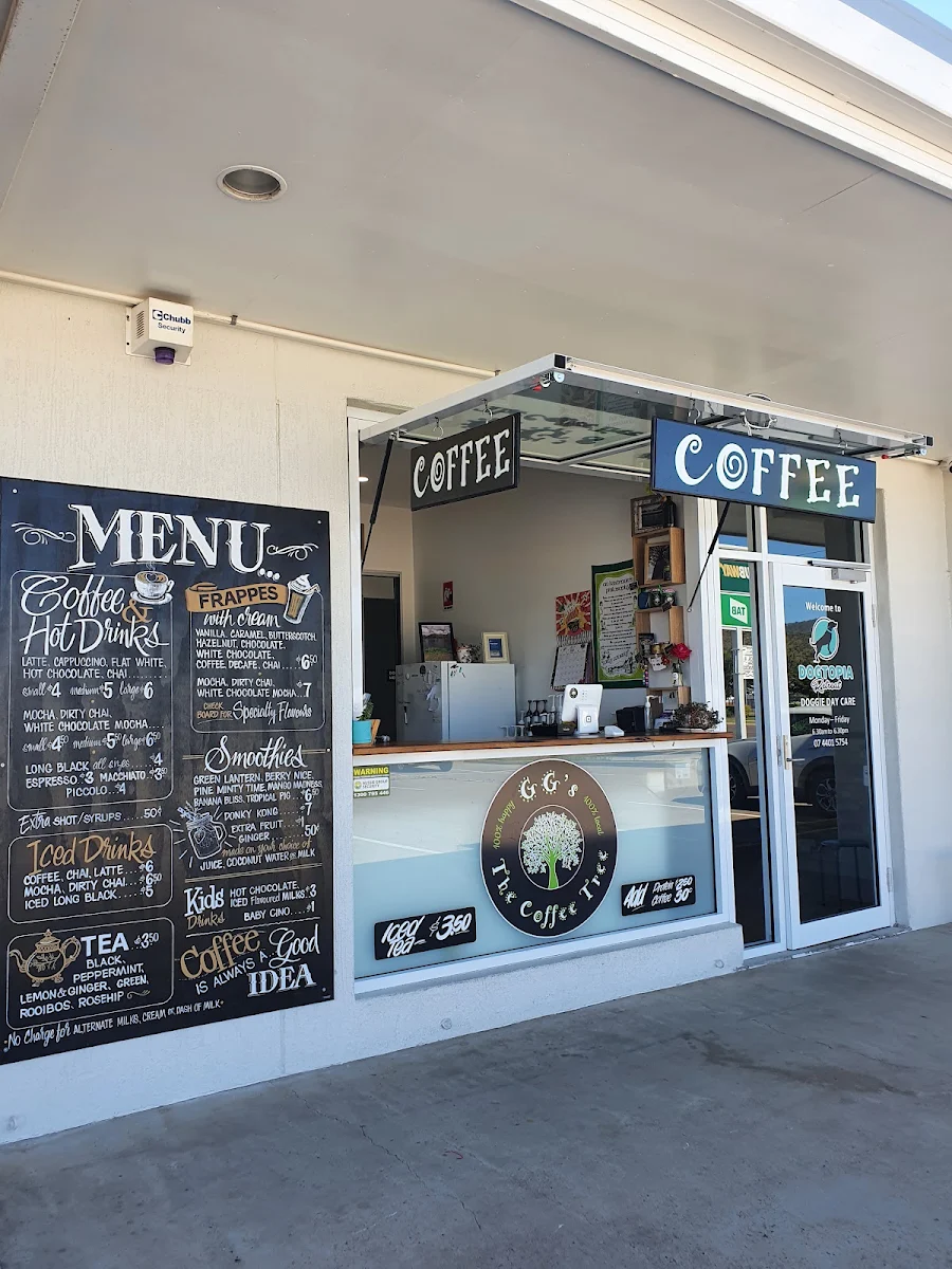 Menu, GGs The Coffee Tree