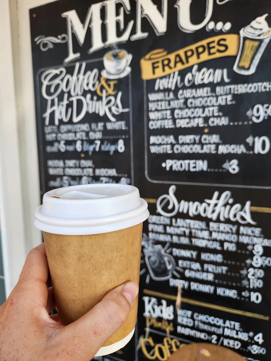 Menu, GGs The Coffee Tree
