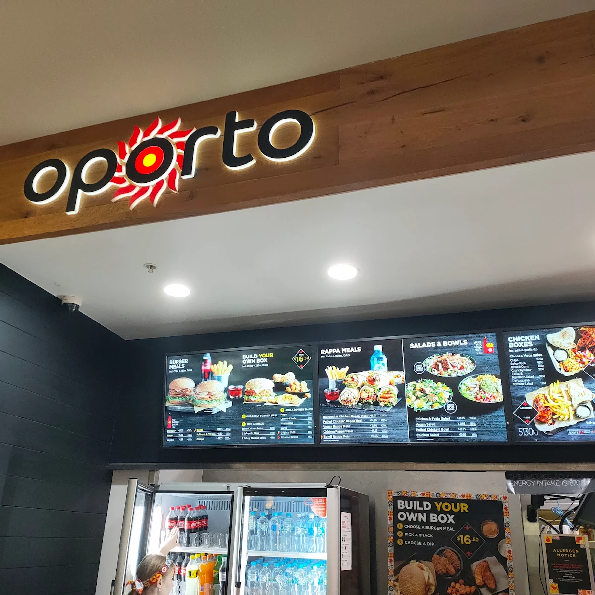 Menu, Oporto Joondalup