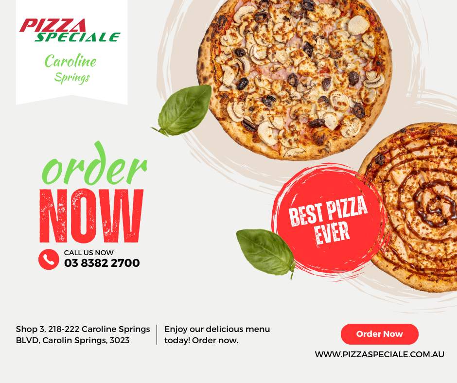 Menu, Pizza Speciale Caroline Springs