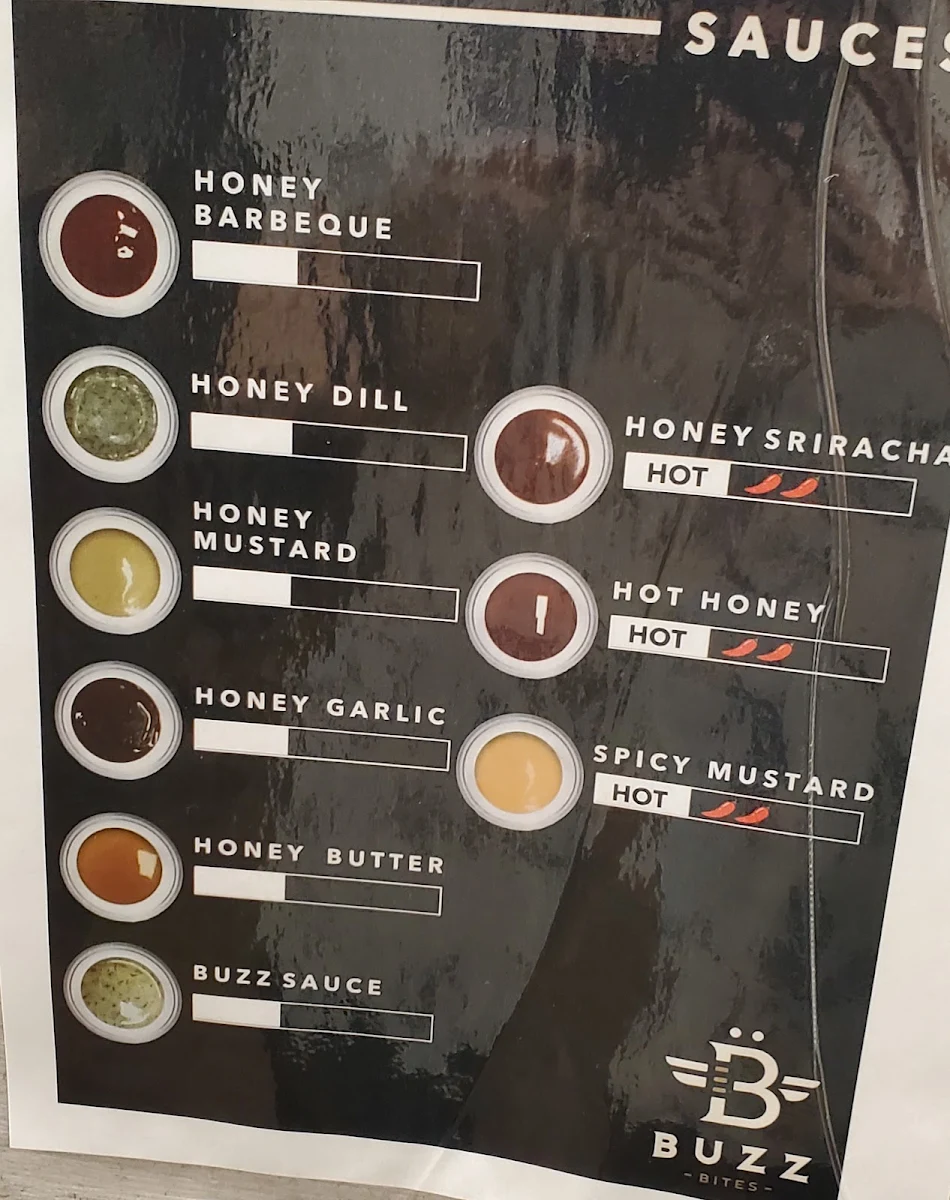 Menu, Buzz Bites