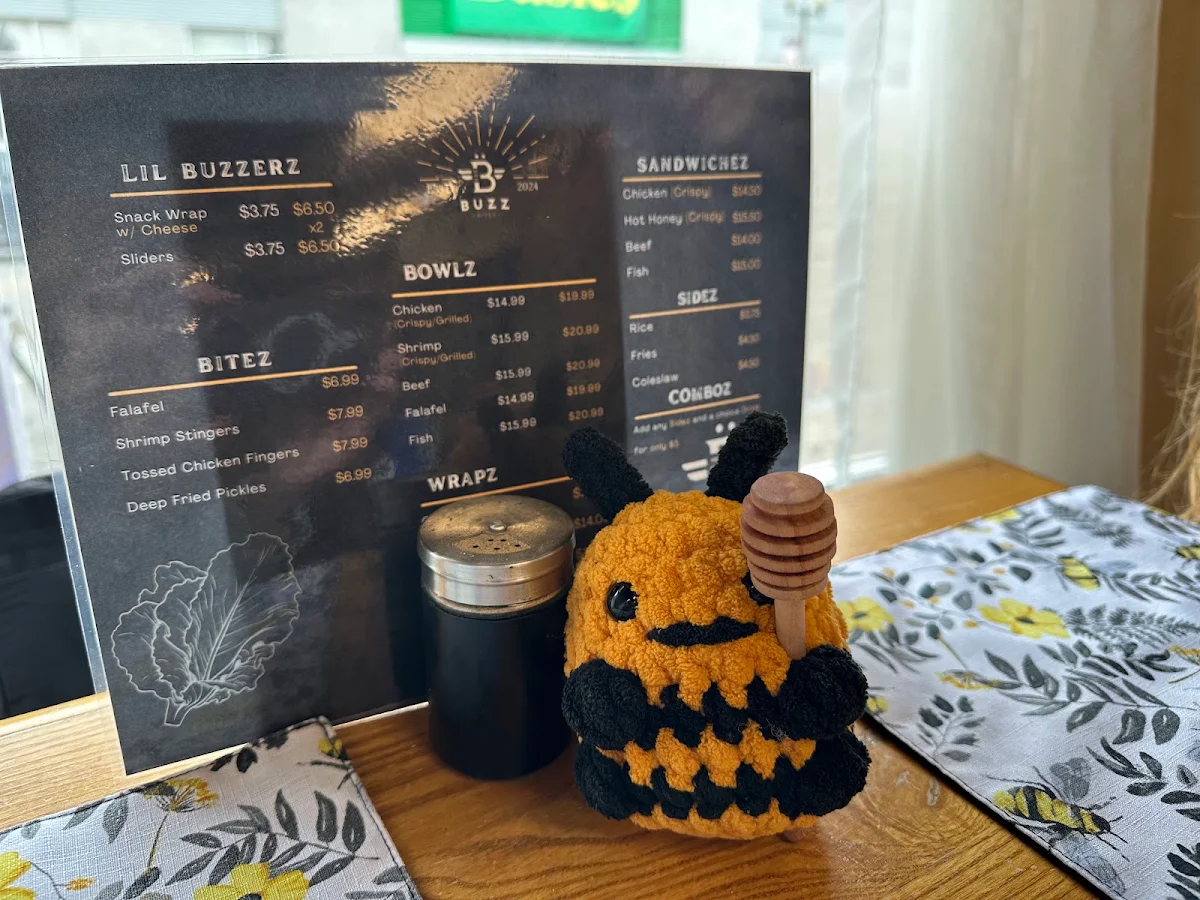 Menu, Buzz Bites