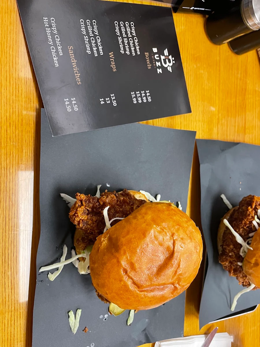 Menu, Buzz Bites