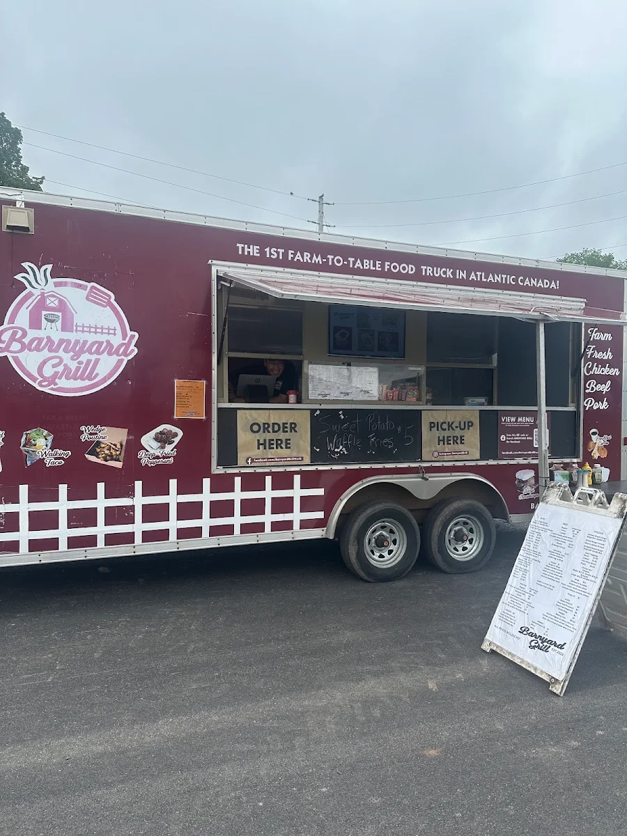 Menu, Barnyard Grill Food Truck