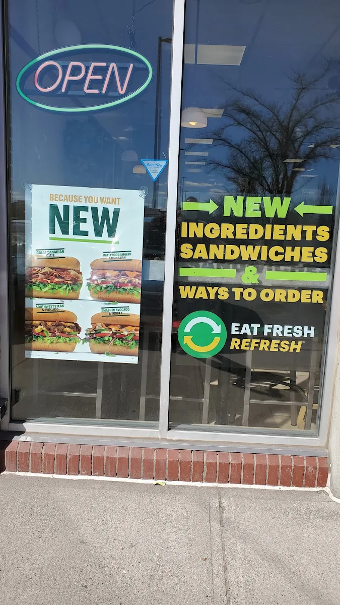 Menu, Subway