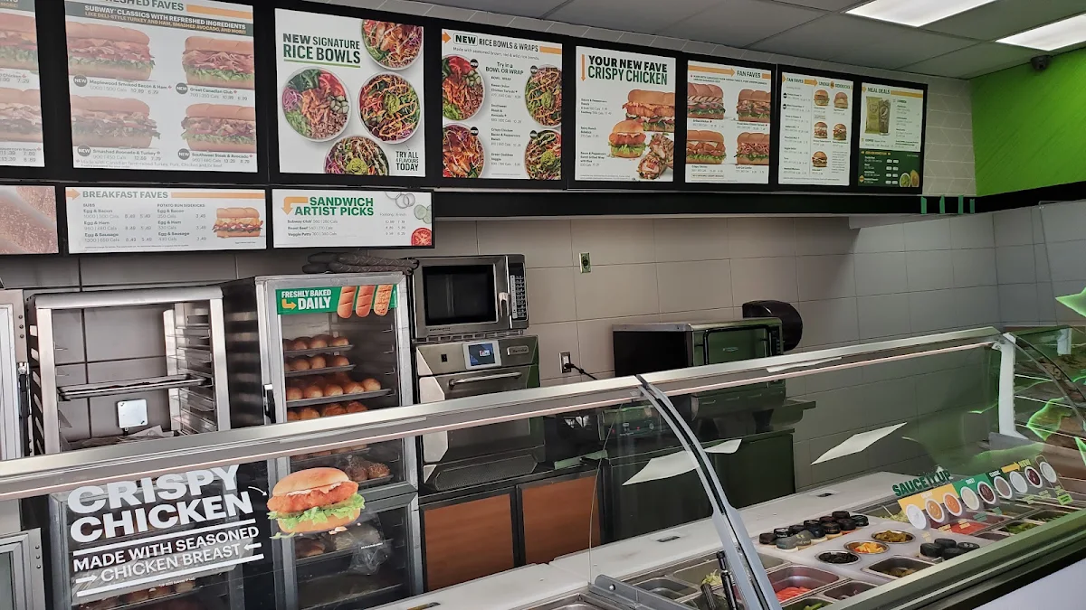 Menu, Subway