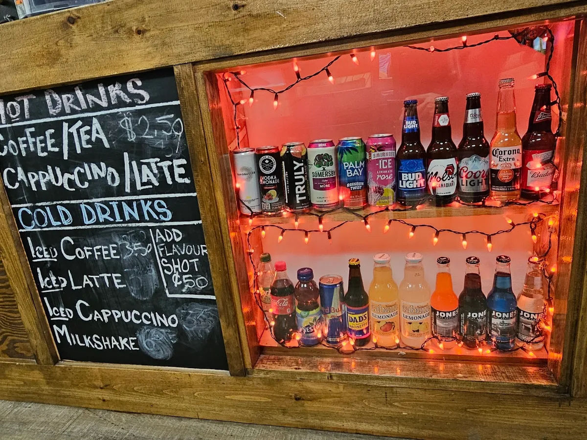Menu, Left of Central | Board Game Cafe