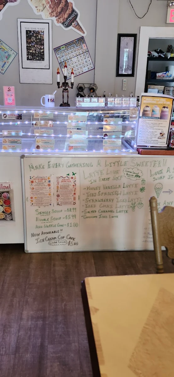 Menu, Left of Central | Board Game Cafe