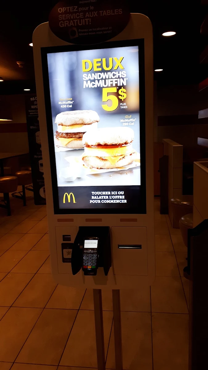 Menu, McDonald's