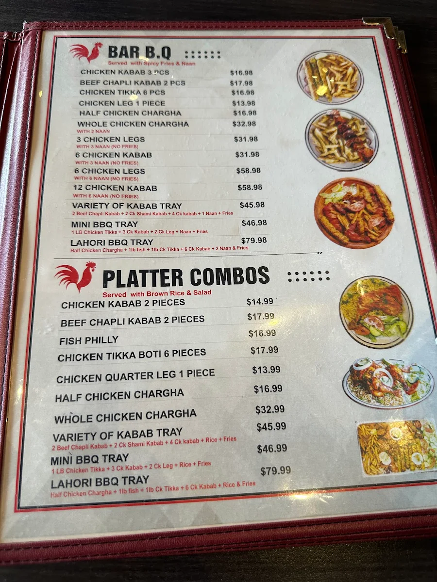 Menu, LAHORI CHARGHA HUTT