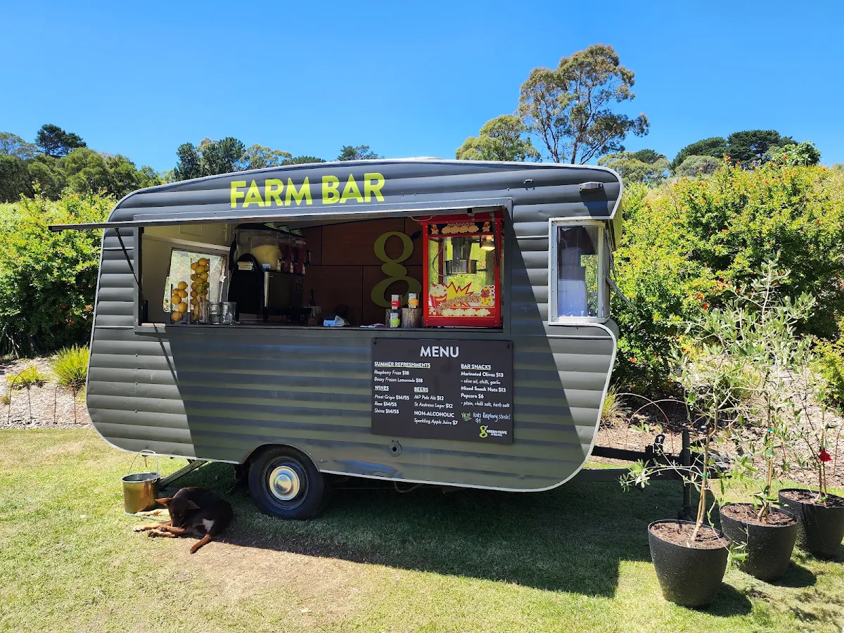 Menu, Green Olive at Red Hill