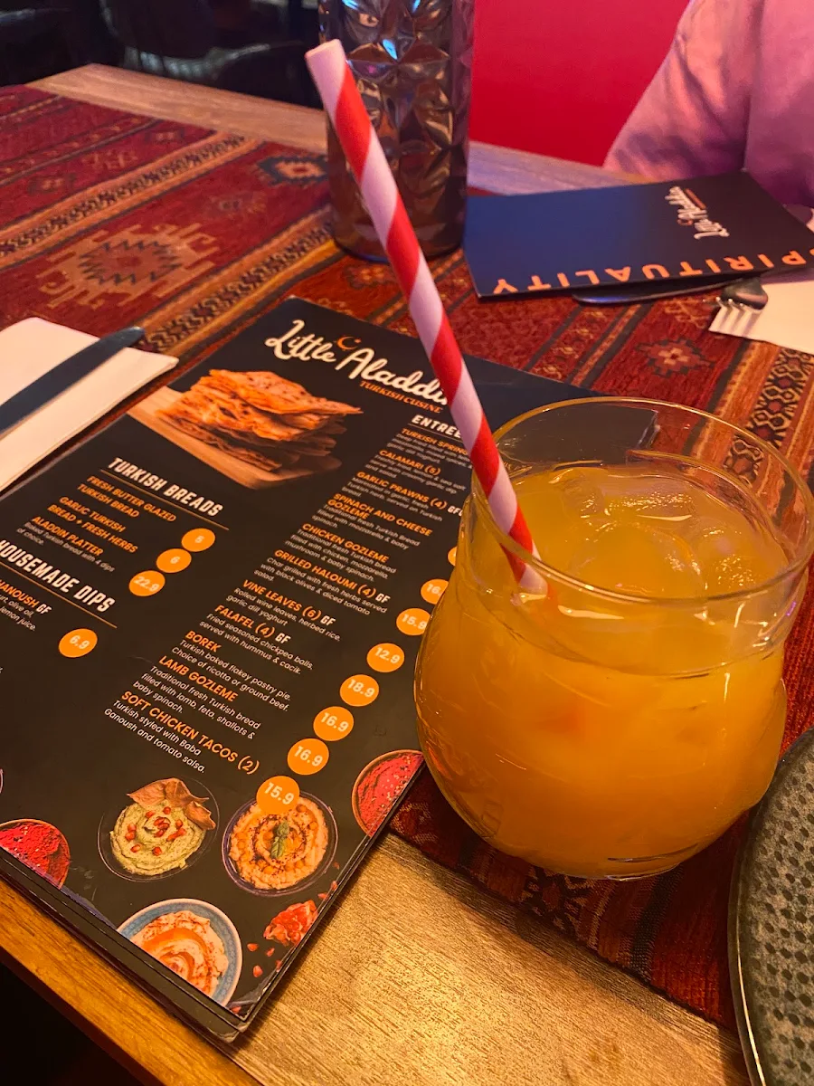 Menu, Little Aladdin