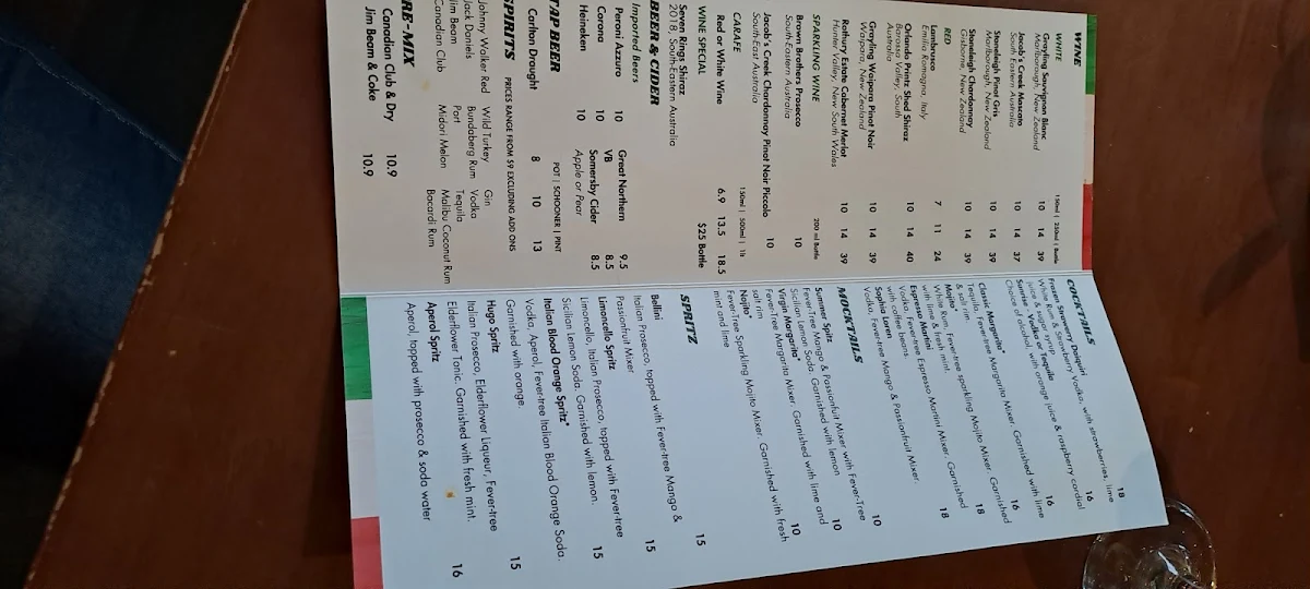 Menu, La Porchetta | Best Italian Restaurant in Craigieburn Central