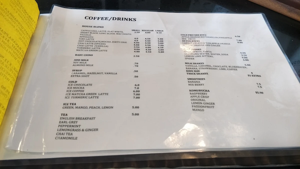 Menu, The social sutra