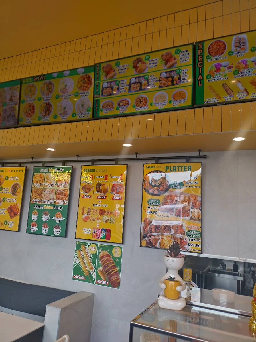 Menu, Gorban