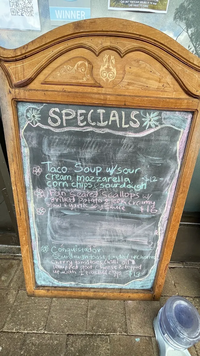 Menu, Common Grounds Corner