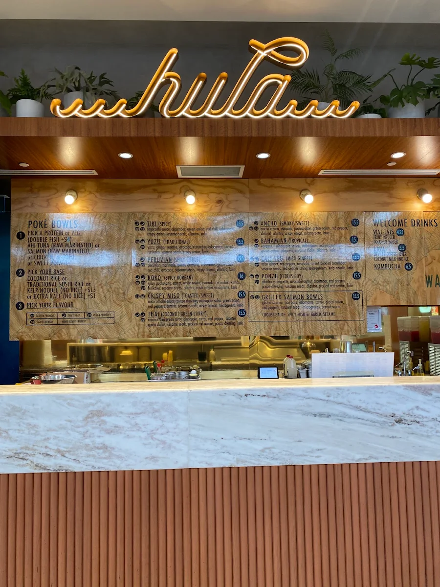 Menu, Hula Poke