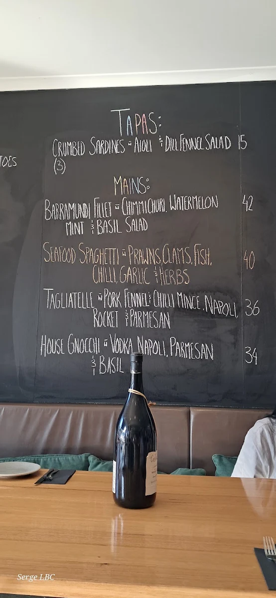 Menu, Volpino Pizzeria and Wine Bar