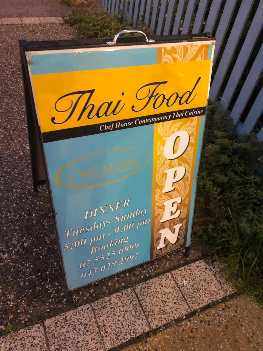 Menu, Chef House Thai