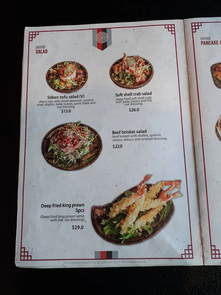 Menu, Hanok Korean BBQ Wollongong