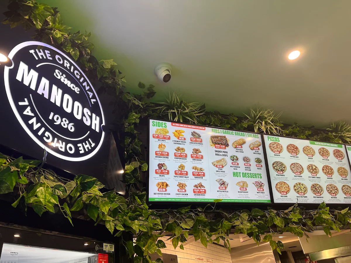 Menu, OOSHMAN Concord