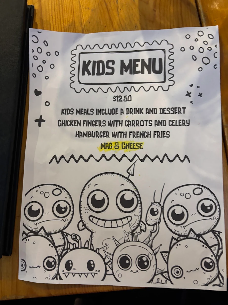 Menu, The Office Tap & Grill
