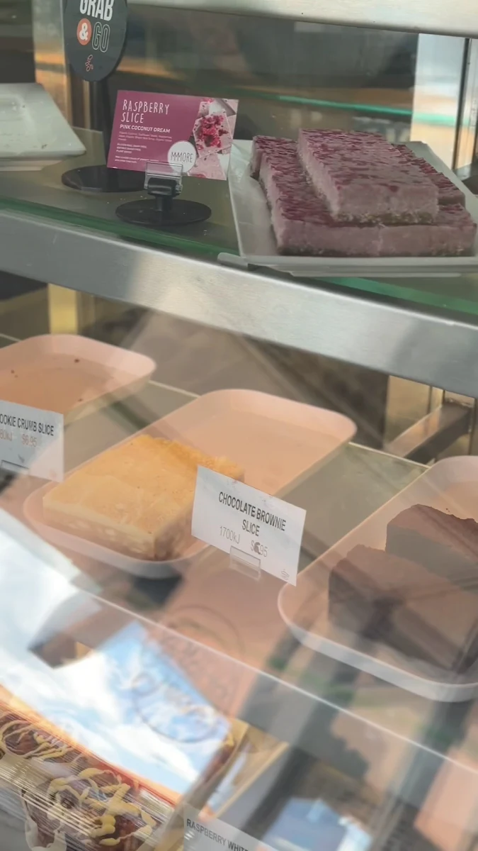 Menu, Gloria Jean's Traralgon