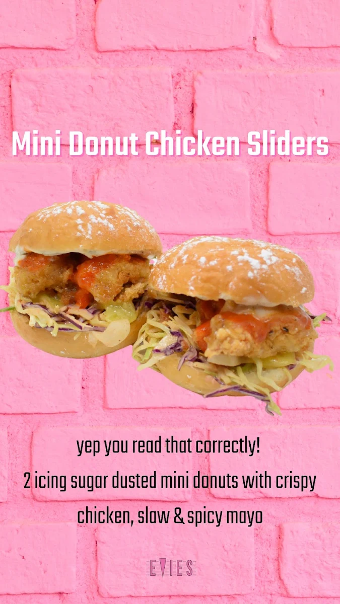 Menu, Evies Disco Diner