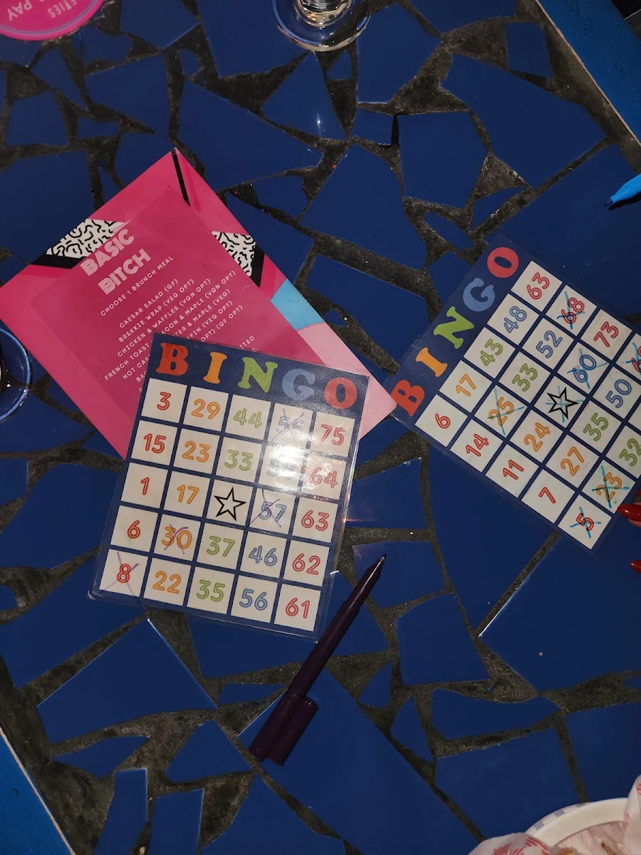 Menu, Evies Disco Diner