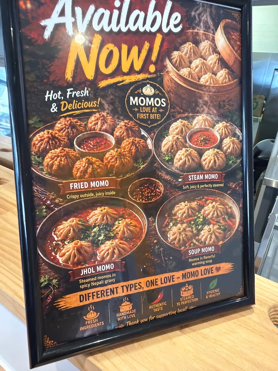 Menu, Kathmandu Cuisine