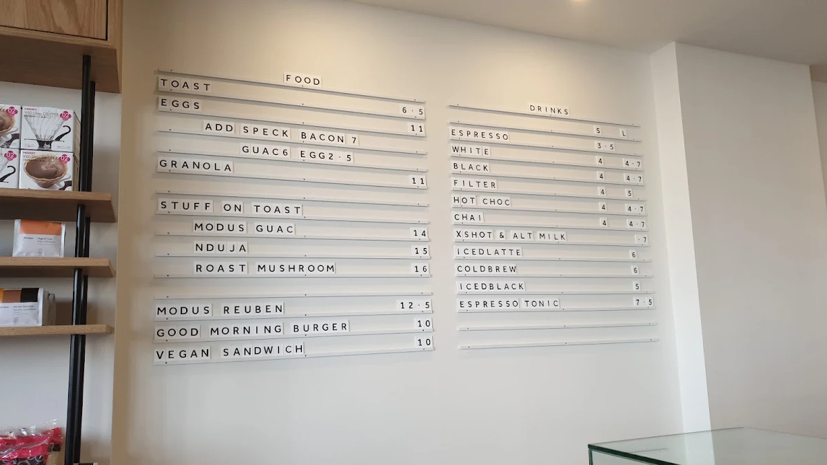 Menu, Modus Coffee