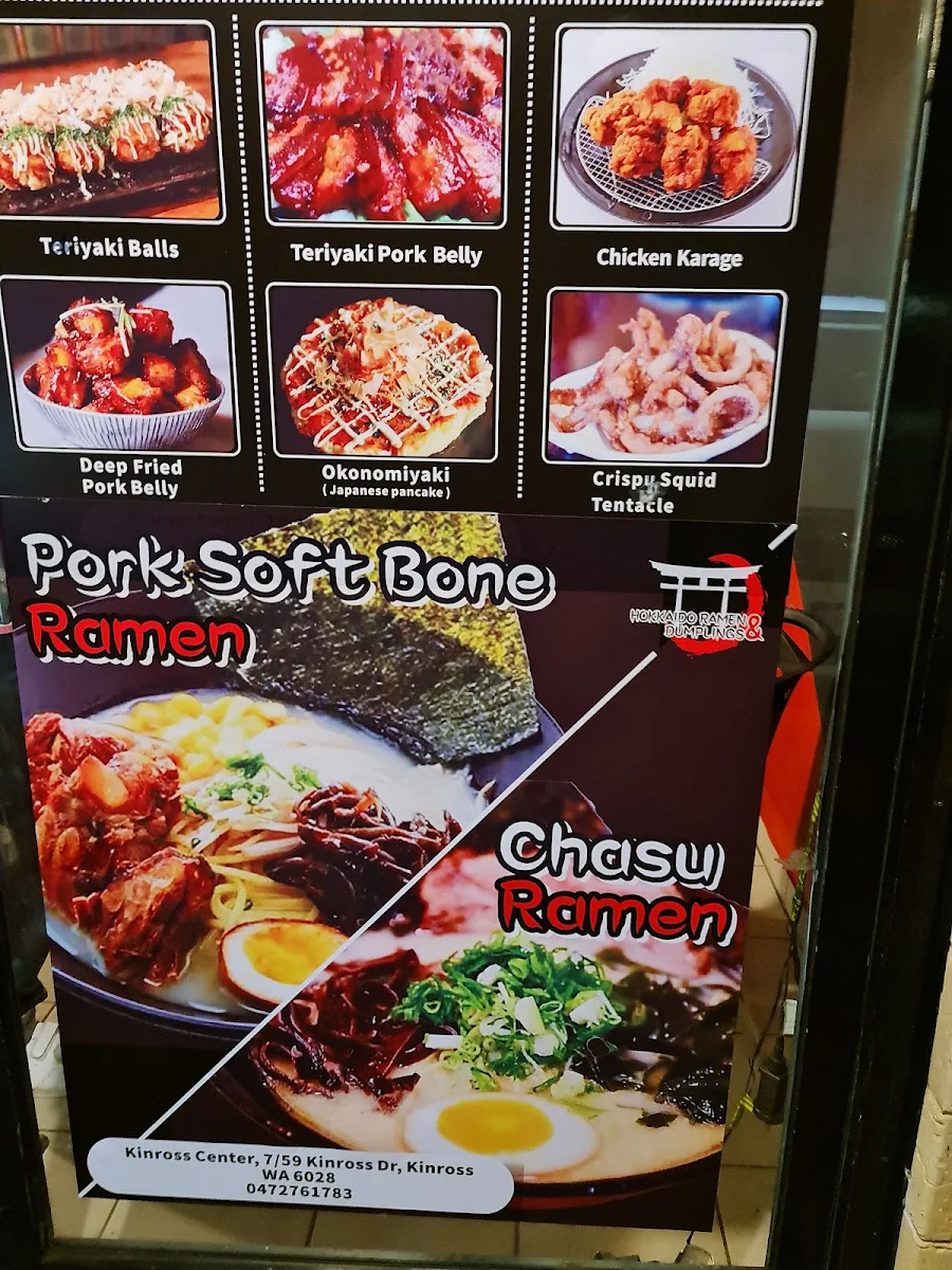 Menu, Hokkai Ramen