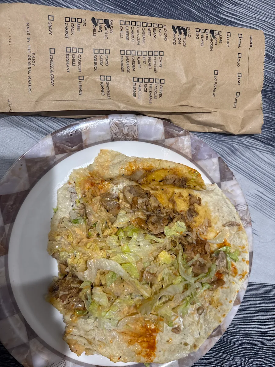 Menu, Kebabs on High