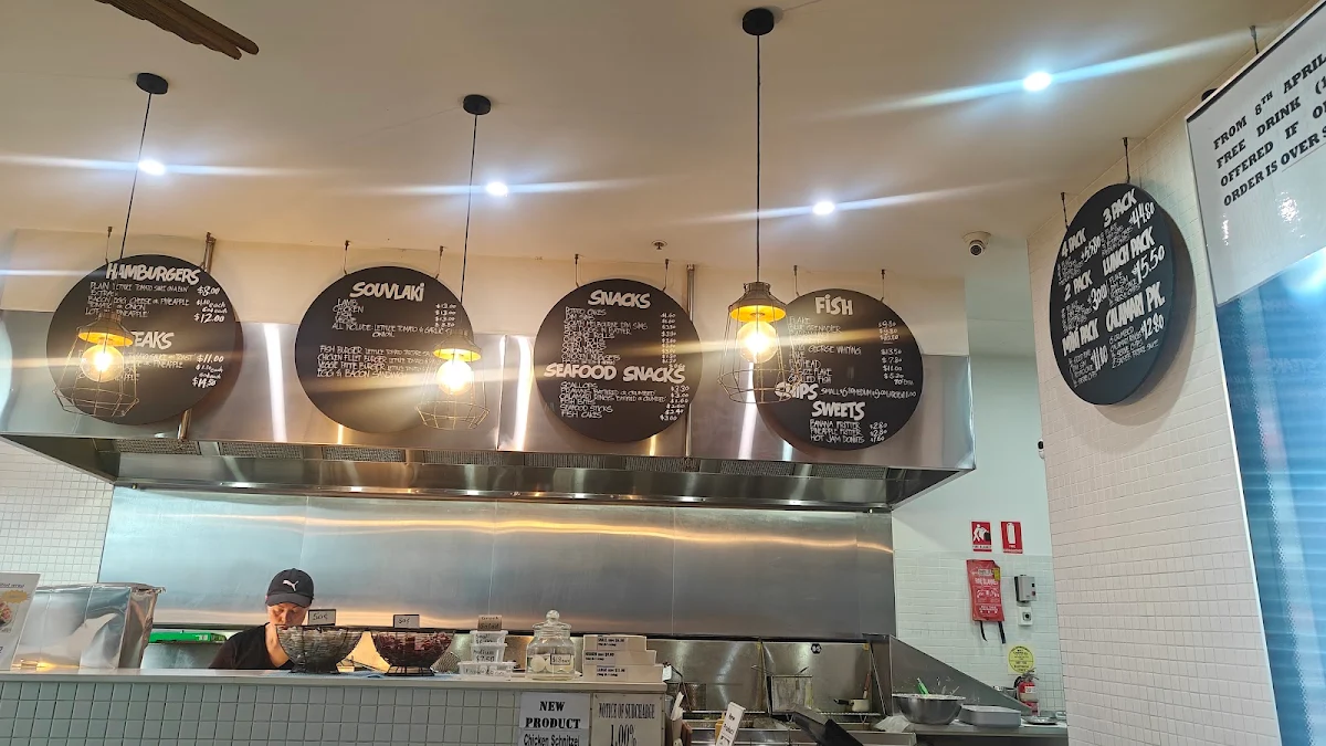 Menu, Coburg Hill Fish and Chips