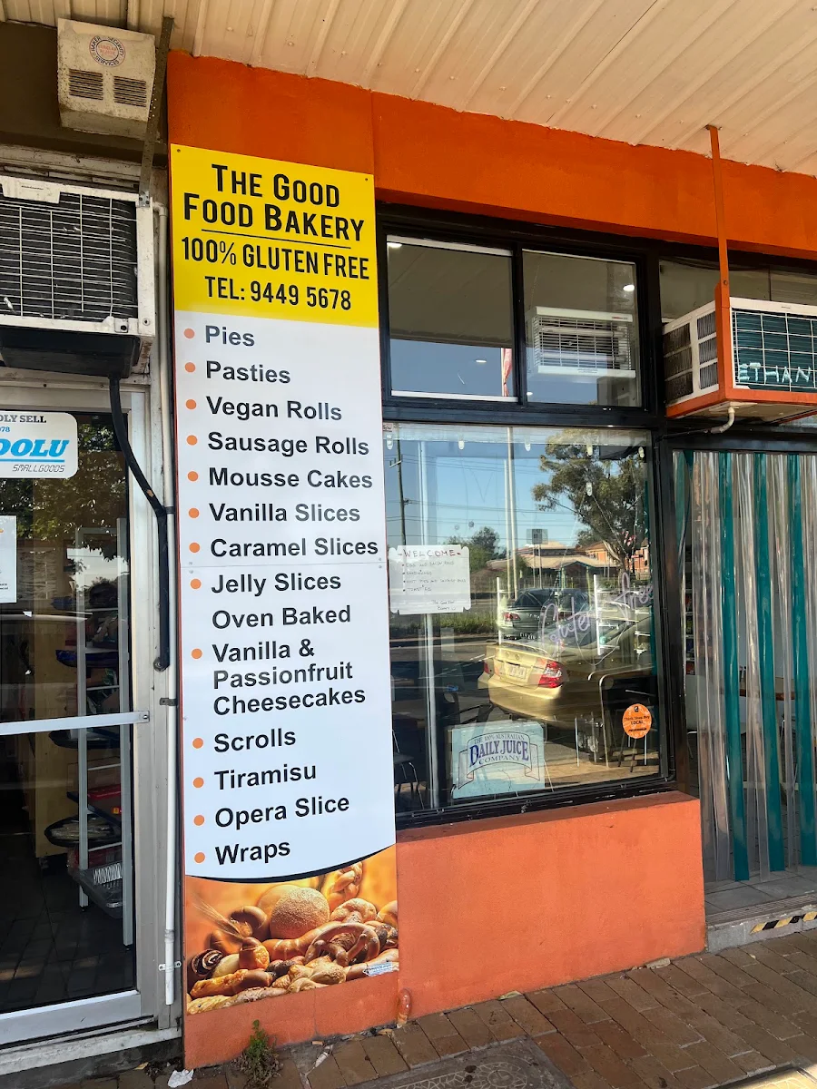 Menu, The Bake place