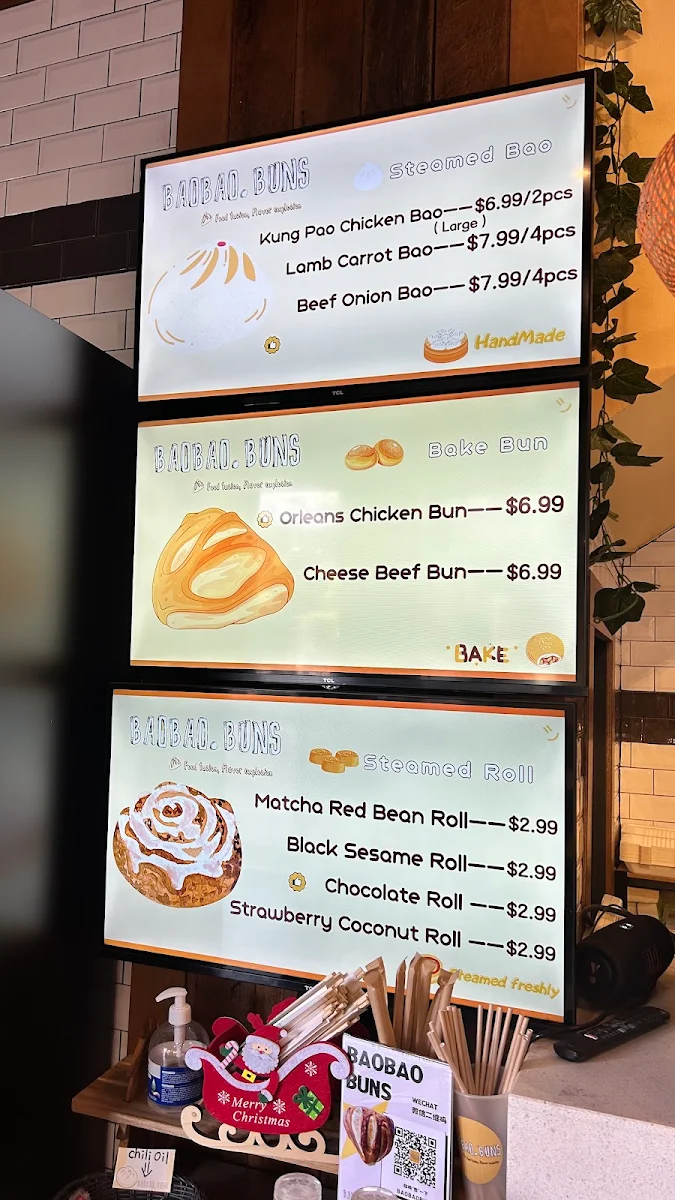 Menu, BaoBao.Buns