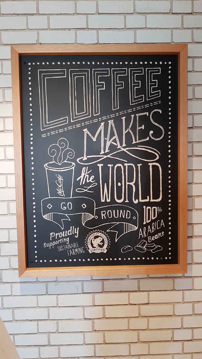 Menu, McDonald's