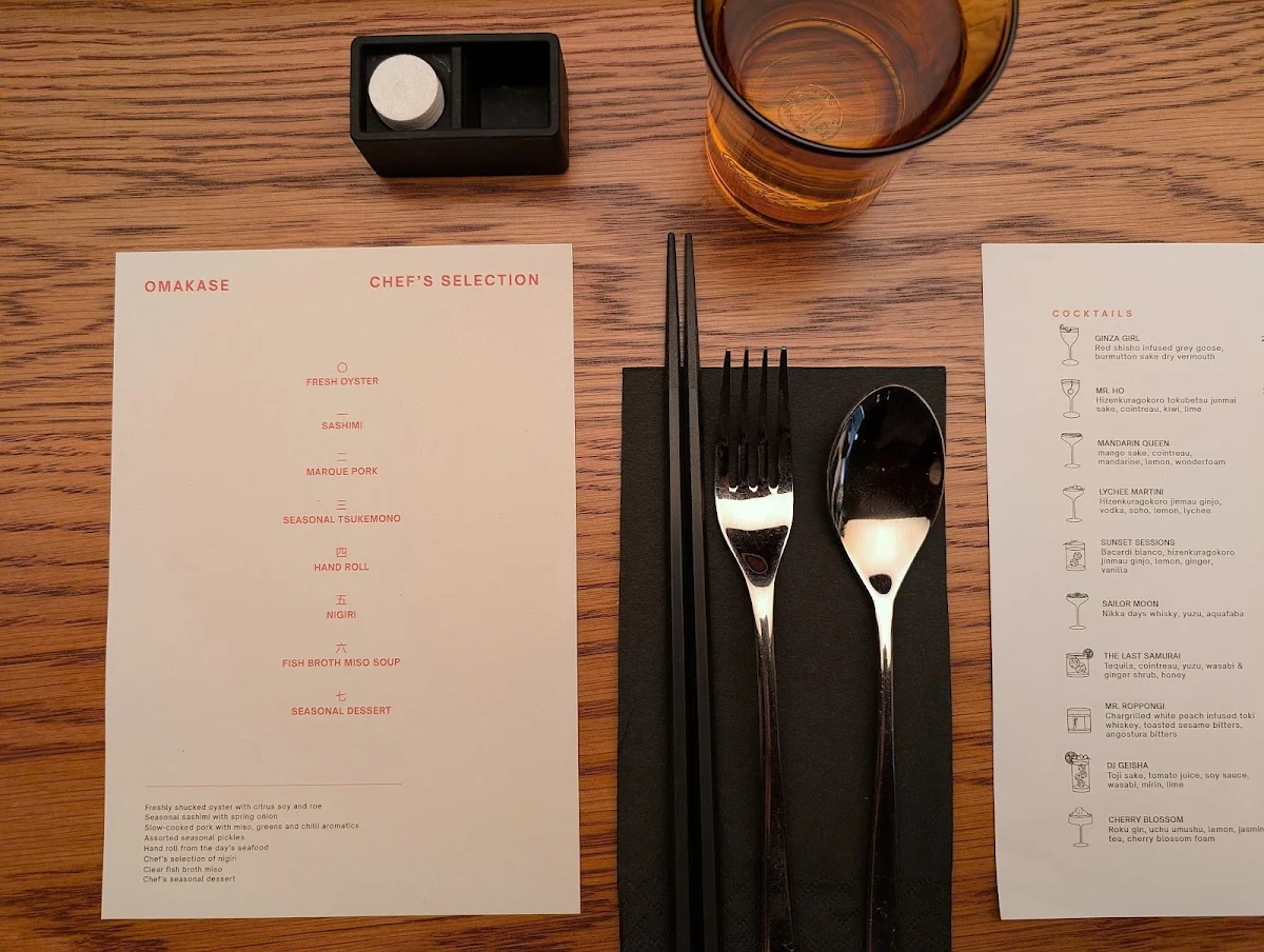 Menu, Disuko