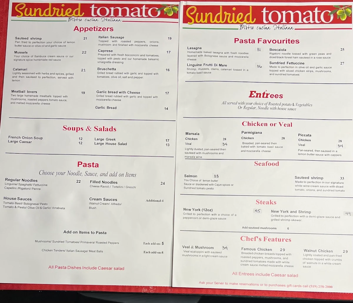 Menu photo 1