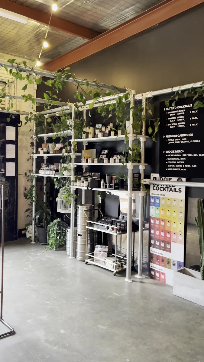Menu, The Budgie Bar