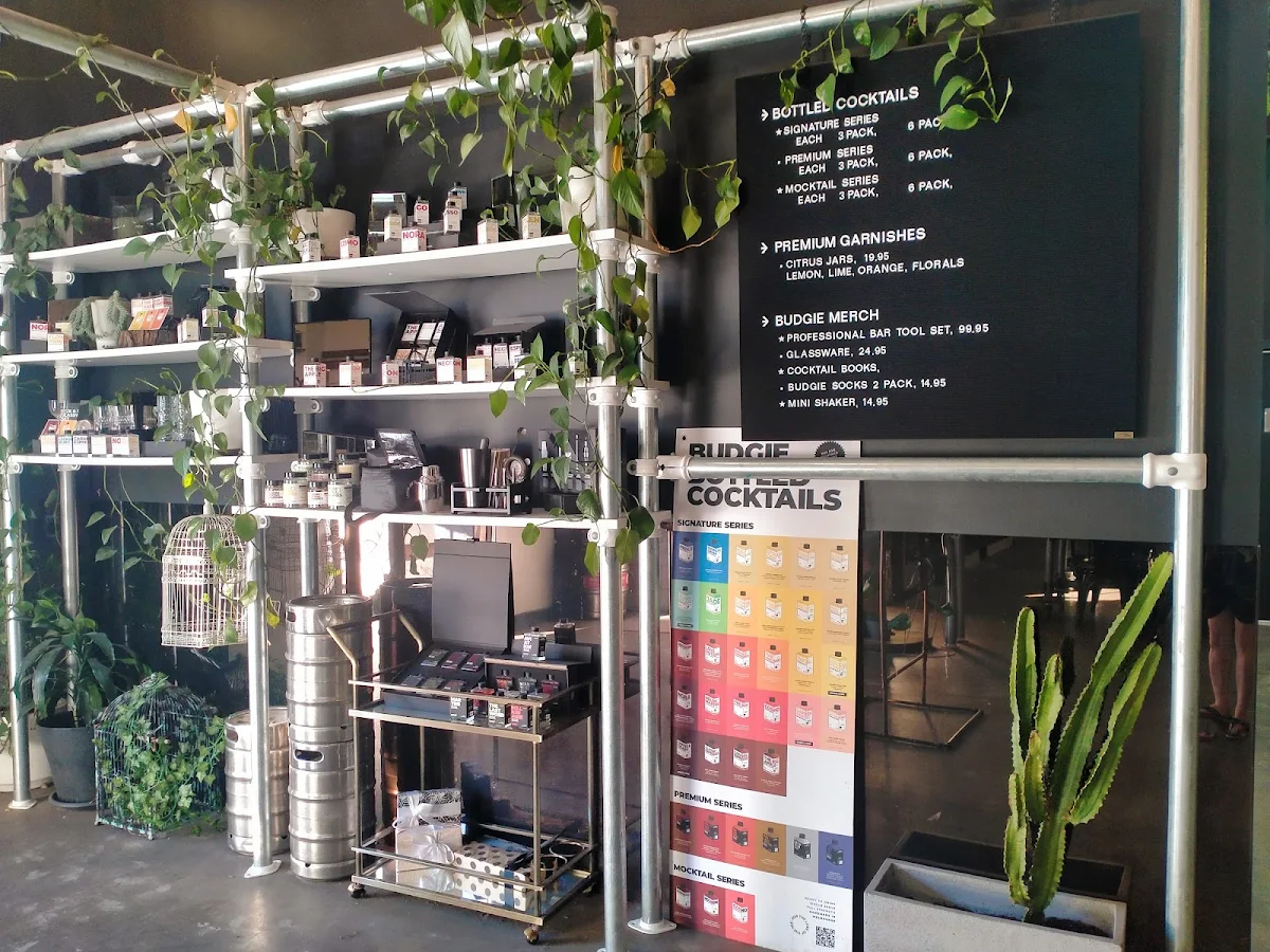 Menu, The Budgie Bar