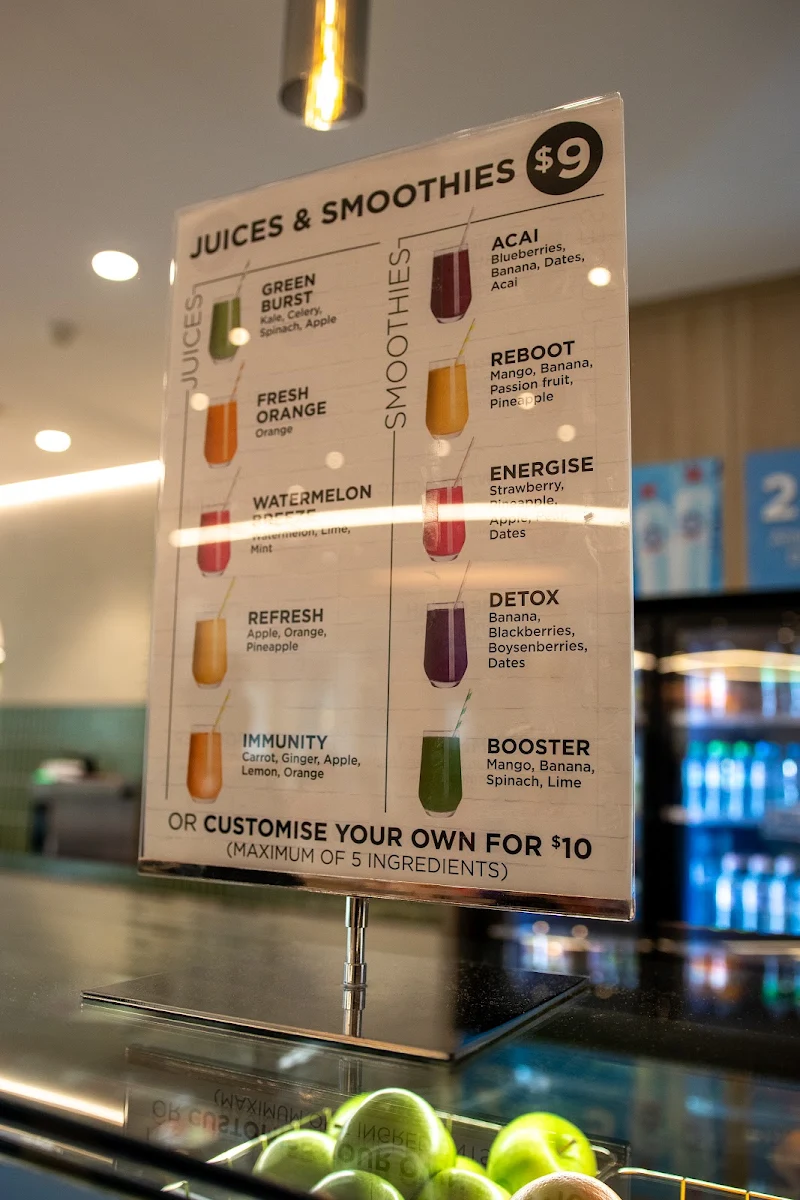 Menu, Long Shot Cafe - The Alfred Hospital