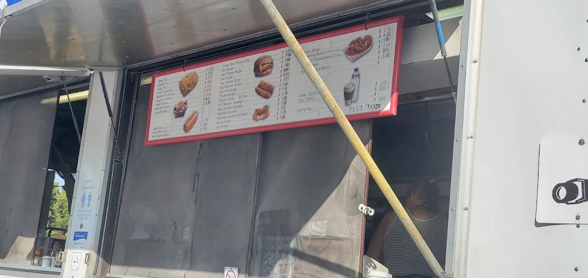 Menu, Butler's French Fry Stand