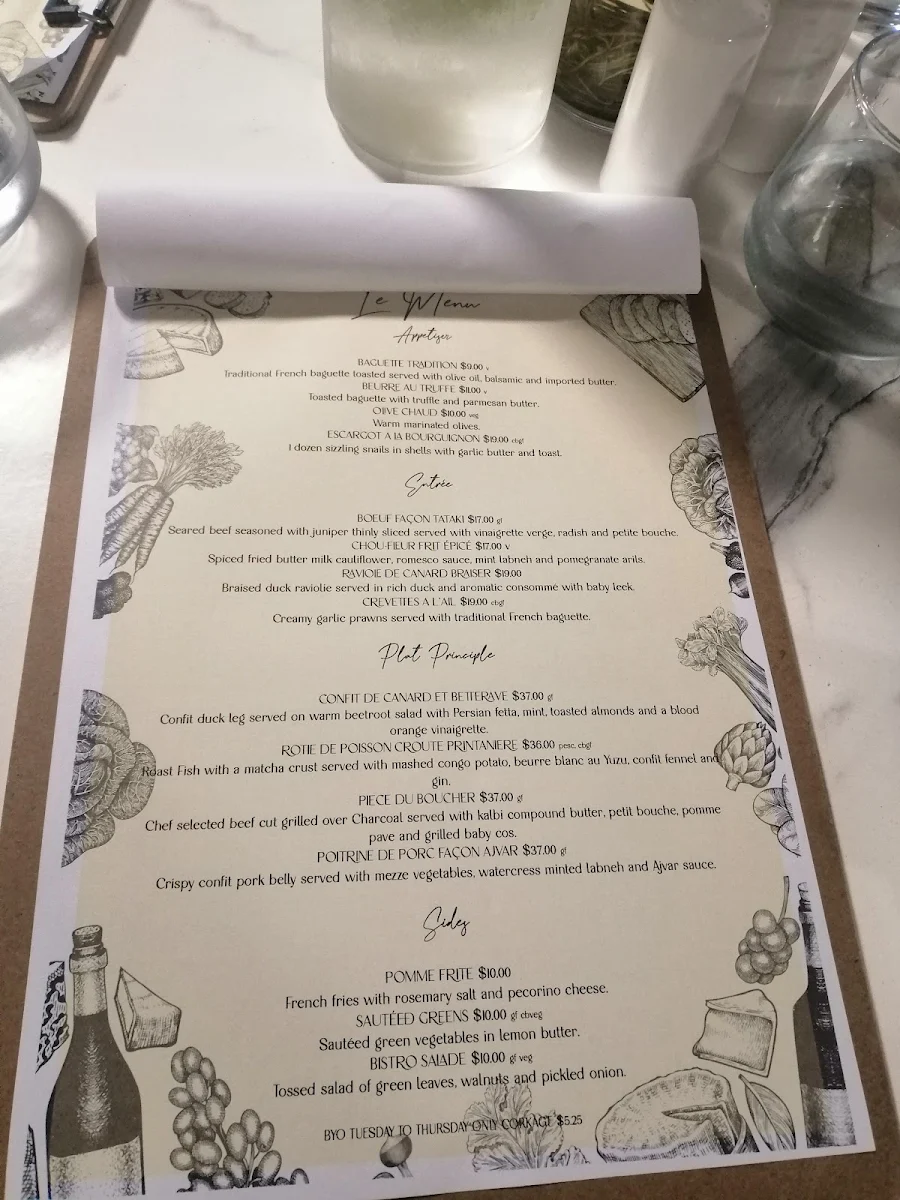 Menu, Heart Of Europe