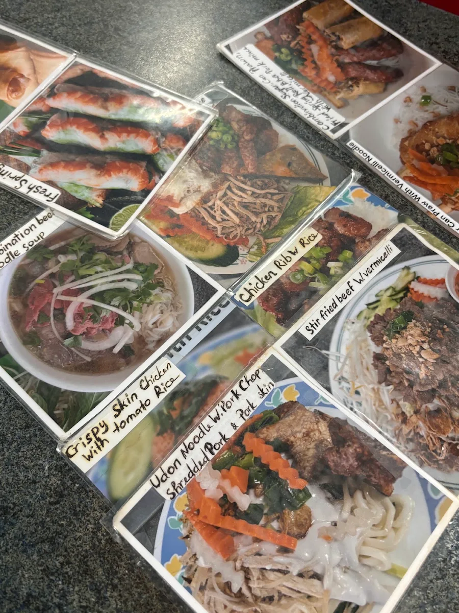 Menu, Pho 54