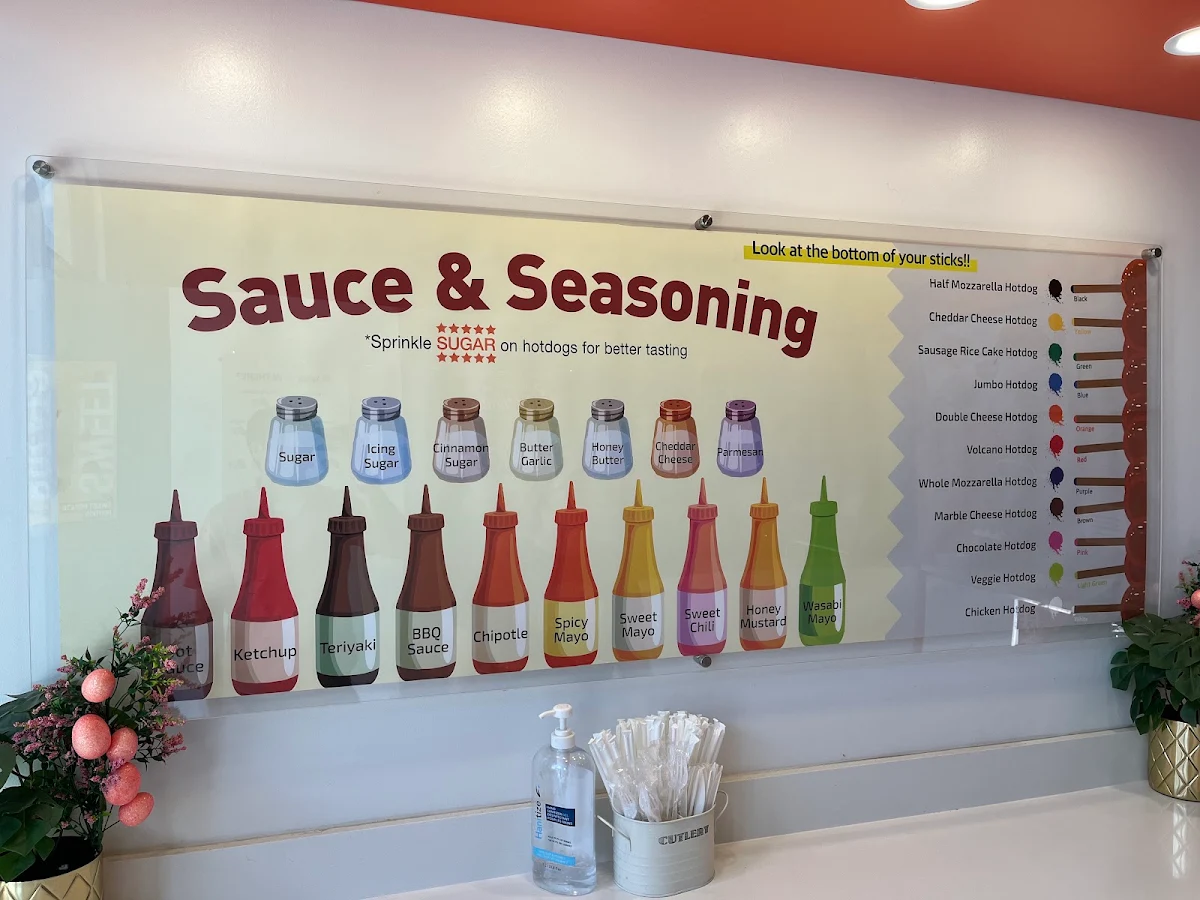 Menu, Chungchun Rice Hotdog Stockyards